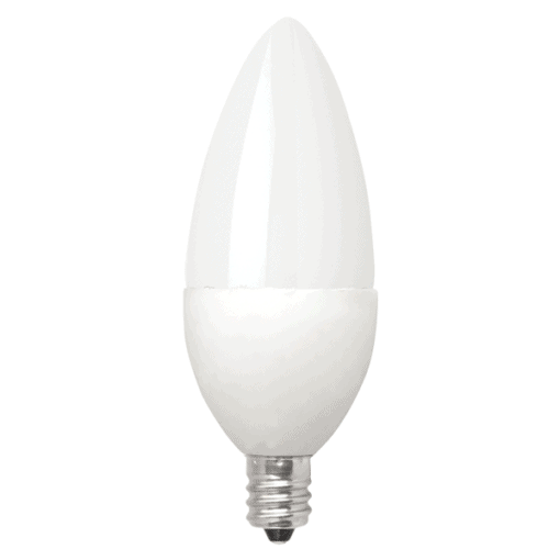 Elite LED Deco Lamps E12 Frosted Blunt – 3.8″, 3.5W, 24K