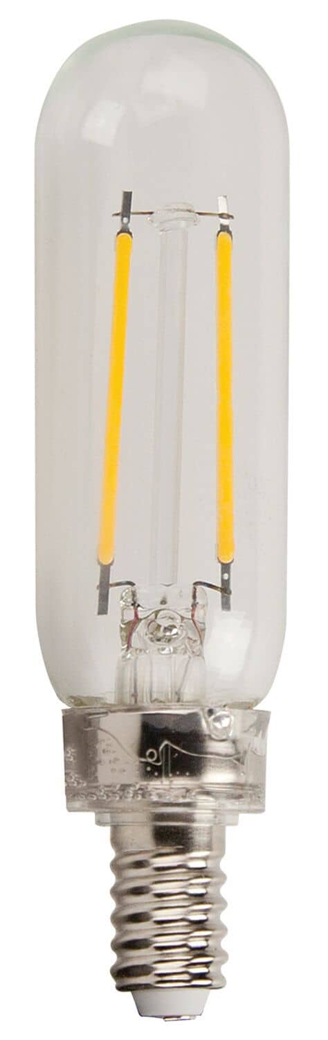 LED Filament High CRI T06 Lamp E12 Clear – 0.8″, 3W, 27K