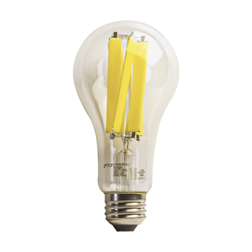 Clear High Lumen LED Filament Lamps – 3.4″, 200W, 30K