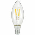 LED Filament High CRI Lamp E12 Clear Blunt – 1.4″, 3W, 40K