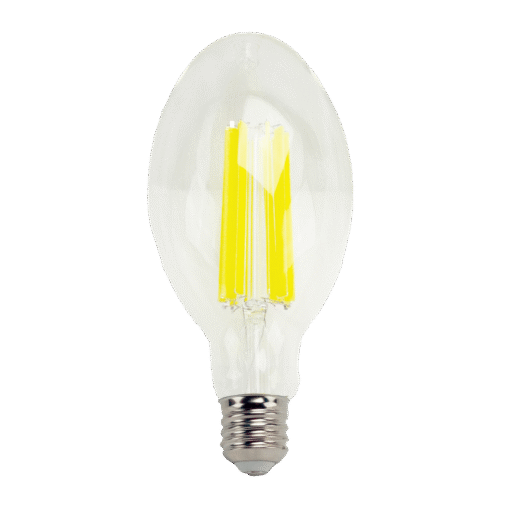 High Lumen LED Filament E39 Lamp, Clear – 4.6″, 60W, 40K