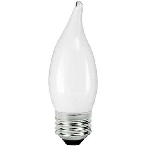 AmberGlow White Filament F11 Lamp E26 Frost – 1.4″, 3W, 24K