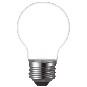 AmberGlow LED G16 Filament Lamp E26 Base, Frost – 2″, 4W, 24K