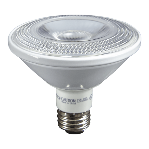 LED COB PAR Lamp P30 FL Black – 3.8″, 12W, 27K