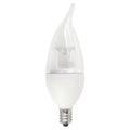 Elite LED Deco Lamps E12 Clear Flame – 3.8″, 5W, 27K