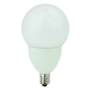 LED Dimmable Globe Lamps E12 Frost – 3.5″, 3.5W, 27K