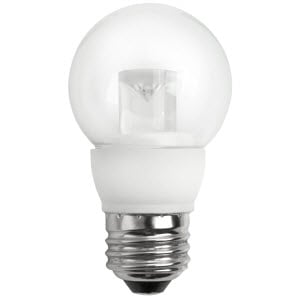 LED Dimmable Globe Lamps E26 Clear- 3.5″, 3.5W, 27K