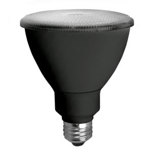 LED COB PAR Lamp P30 FL Black – 3.8″, 10.5W, 30K