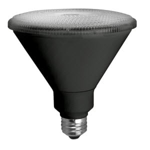 LED COB PAR Lamp P38 SP Black – 4.8″, 14W, 27K