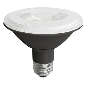 LED COB PAR Lamp P30 FL Black – 3.8″, 10W, 35K